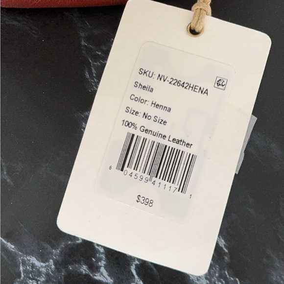 HOBO Sheila Satchel Henna Leather Large Handbag Fits IPad Laptop MISSING STRAP - Picture 6 of 12